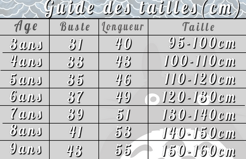 Aperçu du T-Shirt Enfant Totoro Voyage avec guide des tailles